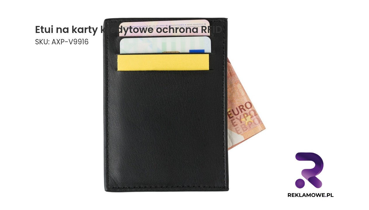 Etui na karty kredytowe z ochroną RFID
