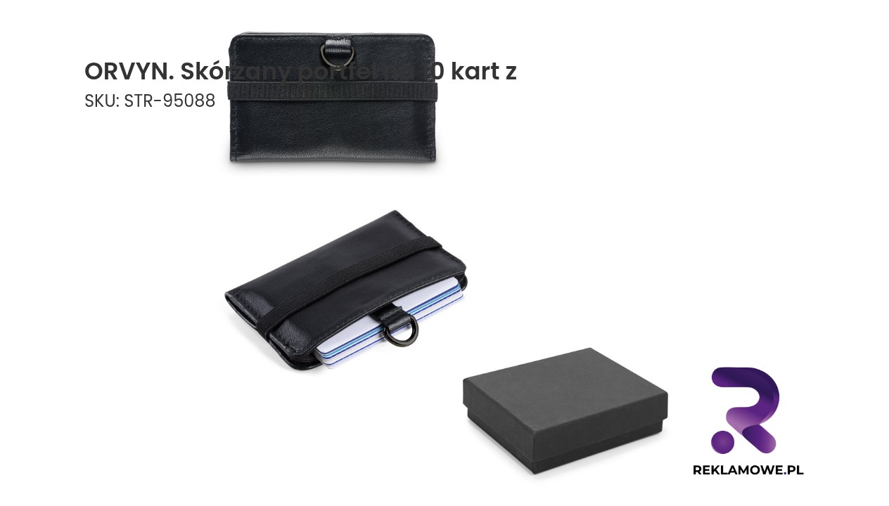 Skórzany portfel ORVYN na 10 kart