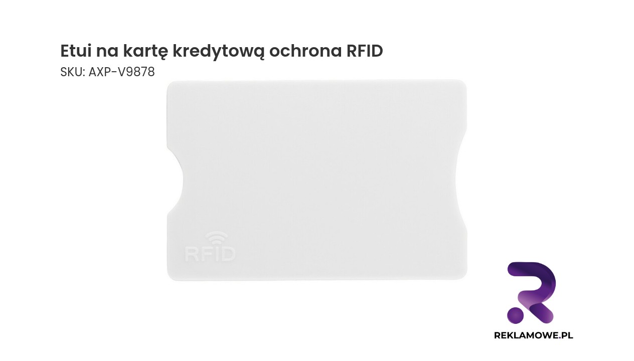 Etui na kartę kredytową zapewniające ochronę RFID