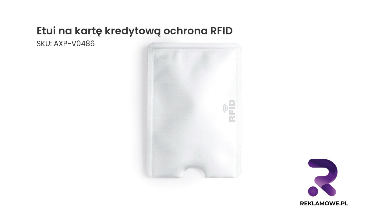 Etui na kartę kredytową z ochroną RFID