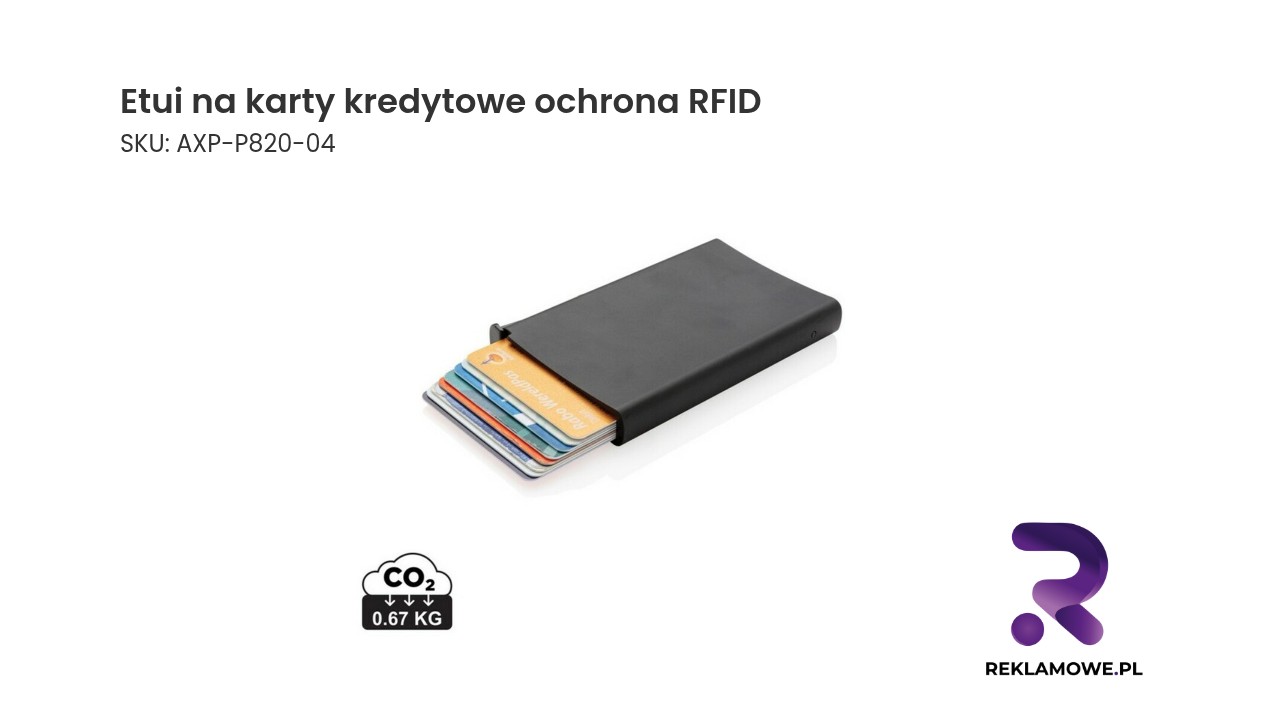 Etui na karty kredytowe, ochrona RFID Ochronne etui na karty kredytowe z zabezpieczeniem RFID