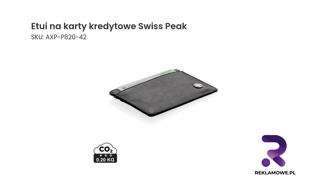 Etui na karty kredytowe marki Swiss Peak