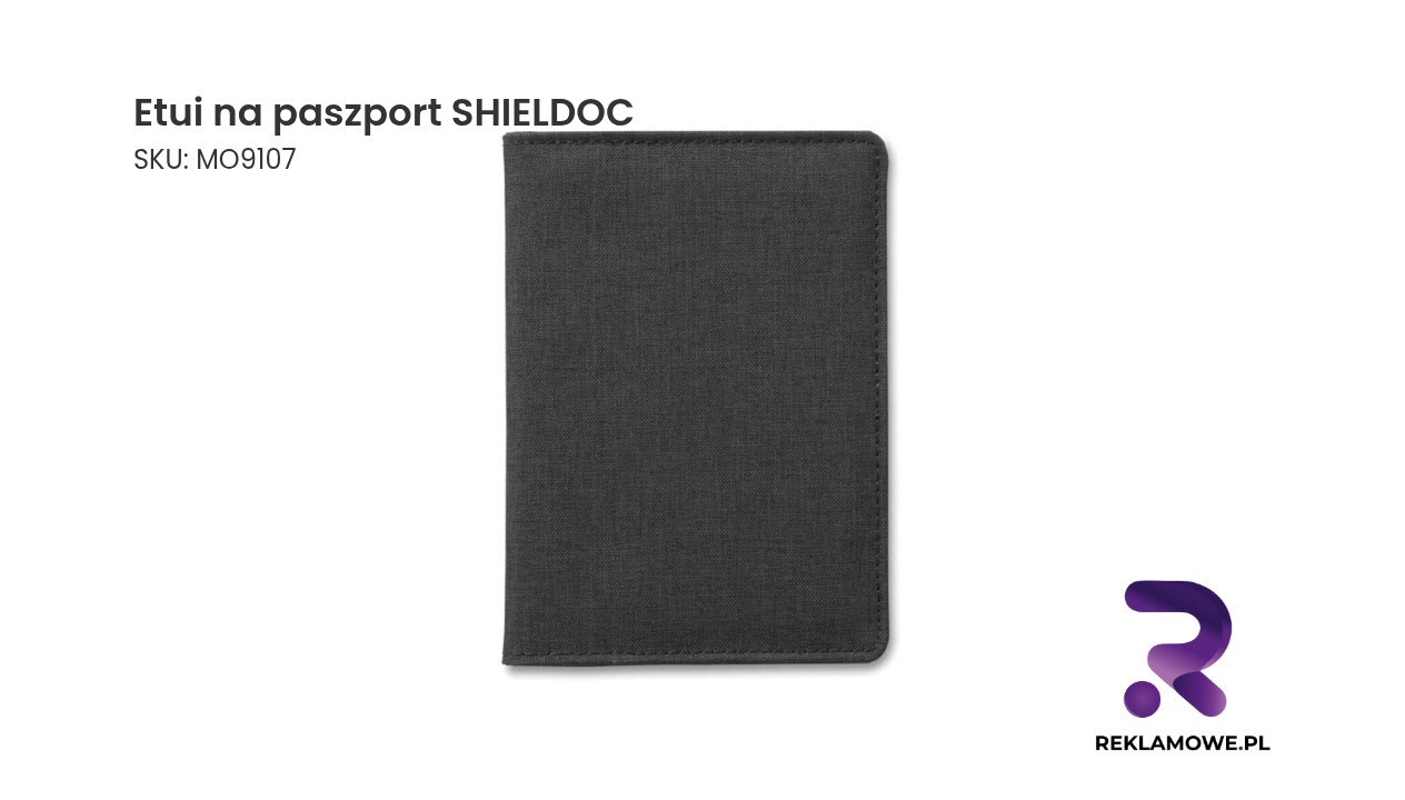 Etui na paszport SHIELDOC zabezpieczające przed skanowaniem